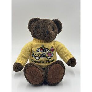 Bloomingdale’s Teddy Bear Wearing Embroidered Knit Sweater Bloomies Please Plush